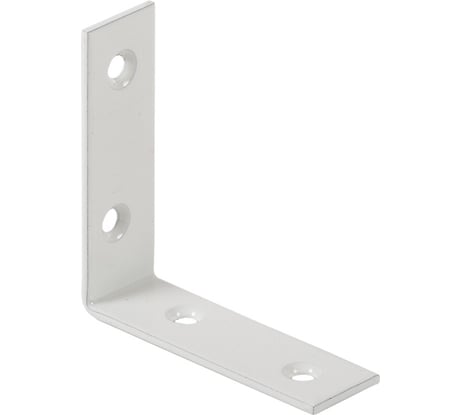 Уголок VORMANN 50х50х15х2 мм, оцинкованный, цвет: белый 00180 050 W