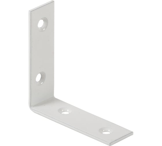 Уголок VORMANN 50х50х15х2 мм, оцинкованный, цвет: белый 00180 050 W