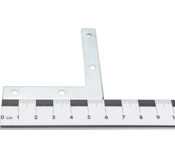 Мебельный плоский уголок VORMANN 60х60х10х1,5 мм, оцинкованный 00186 060 Z