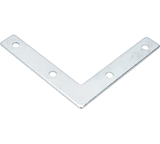 Мебельный плоский уголок VORMANN 60х60х10х1,5 мм, оцинкованный 00186 060 Z 1