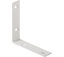 Уголок VORMANN 80х80х18х2 мм, оцинкованный, цвет: белый 00180 080 W