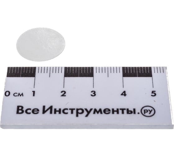 Самоклеящаяся заглушка ЕВРОПАРТНЕР D18 белая 21 шт. 6 1980 4
