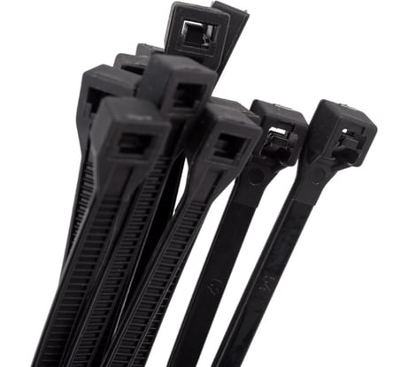 Стяжка для кабеля ZOLDER 150х3,6 мм нейлон, черная, 100 шт. HTA-3,6х150/100Ч