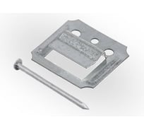 Крепеж для вагонки и панелей (кляймер) ЖЕСТЬ 5 мм, 100 шт., пакет УТ-00011308