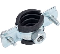 Хомут сантехнич. для труб ЖЕСТЬ (20-24) 1/2" с гайкой М8 цинк, 1 шт., европодвес УТ-00011484