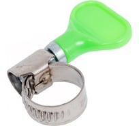 Хомут червячный бабочка ЖЕСТЬ 10-16/9 мм, нерж. сталь W2, 2 шт., европодвес УТ-00011987