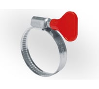 Хомут червячный бабочка ЖЕСТЬ 20-32 мм, цинк, 2 шт., европодвес УТ-00011978