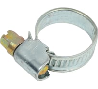 Хомут червячный ЖЕСТЬ 9 мм, 12-20 мм, цинк, 2 шт., европодвес УТ-00011017