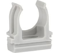 Крепеж-клипса для ручного монтажа EKF d25 мм, 100 шт., серая -Plast derj-z-25sn