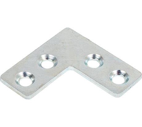 Мебельный уголок VORMANN плоский 25х25х10х1,5 мм, оцинкованный 00186 025 Z