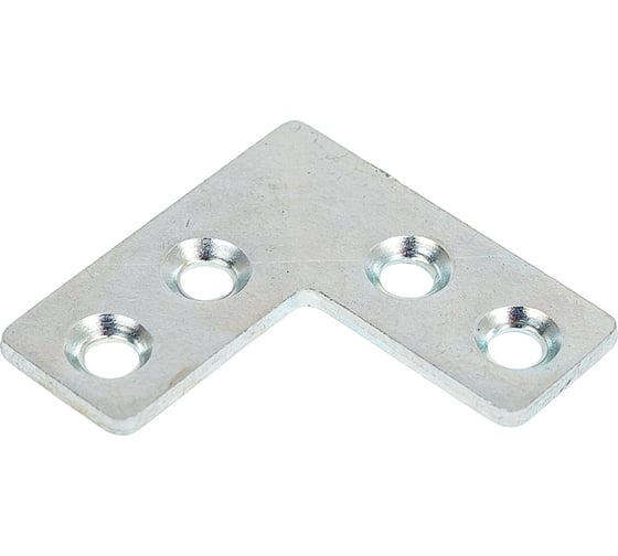 Мебельный уголок VORMANN плоский 25х25х10х1,5 мм, оцинкованный 00186 025 Z