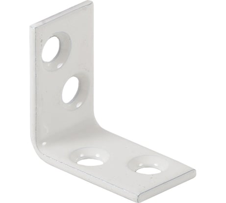 Уголок VORMANN 25х25х15х2 мм, оцинкованный, цвет: белый 00180 025 W