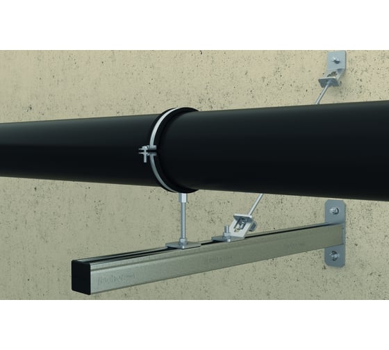 Хомут для тяжёлых трубопроводов с метрической резьбой Fischer FRSM 200 M10/M12 196-203 10 шт. 93715