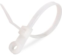 Нейлоновые стяжки FORTISFLEX КСО 5х220 белый 100 шт. 80530