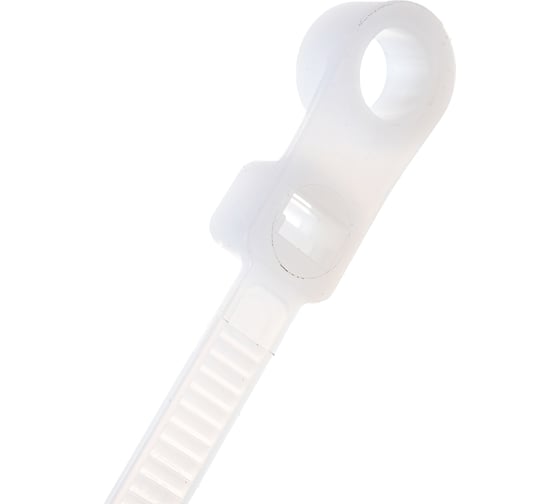 Нейлоновые стяжки FORTISFLEX КСО 5х220 белый 100 шт. 80530