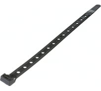 Нейлоновые стяжки FORTISFLEX КСО Multihole 10х200 черный 100 шт. 81156