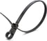 Нейлоновые стяжки FORTISFLEX КСО 8х380 черный 100 шт. 80535 1