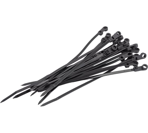 Нейлоновые стяжки FORTISFLEX КСО 4х150 черный 100 шт. 80533