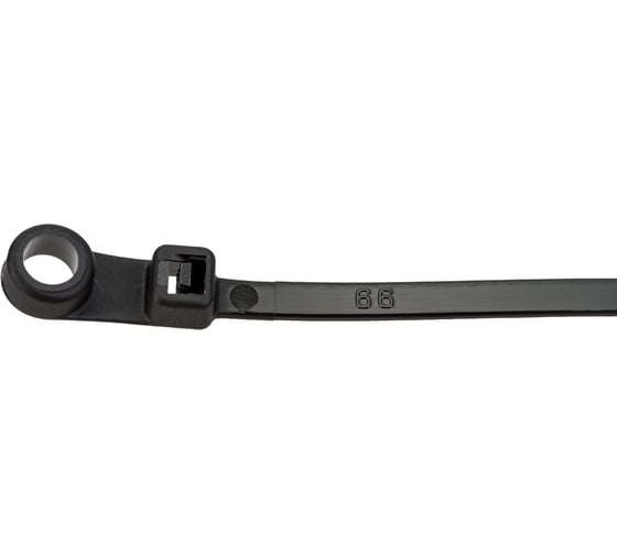 Нейлоновые стяжки FORTISFLEX КСО 4х110 черный 100 шт. 80532