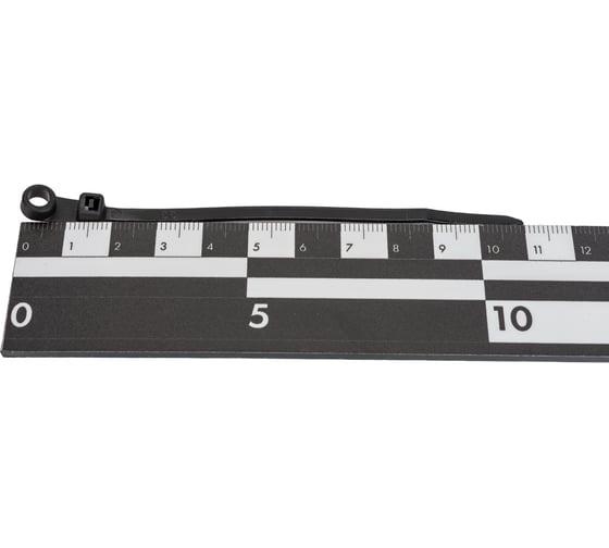 Нейлоновые стяжки FORTISFLEX КСО 4х110 черный 100 шт. 80532