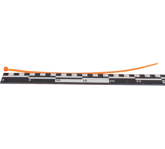Кабельные стяжки FORTISFLEX КСС Float 5х300 оранж. 100 шт. 82027