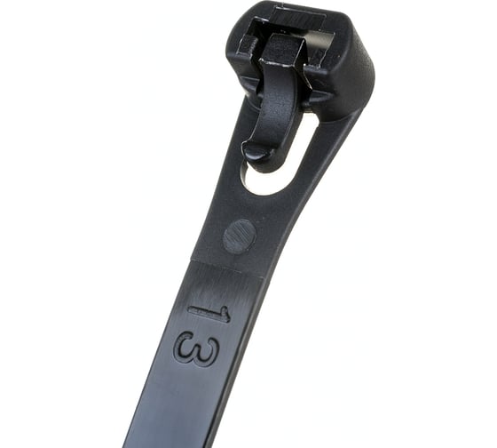 Нейлоновые стяжки FORTISFLEX КСР 7,5х300 черный 100 шт. 80146