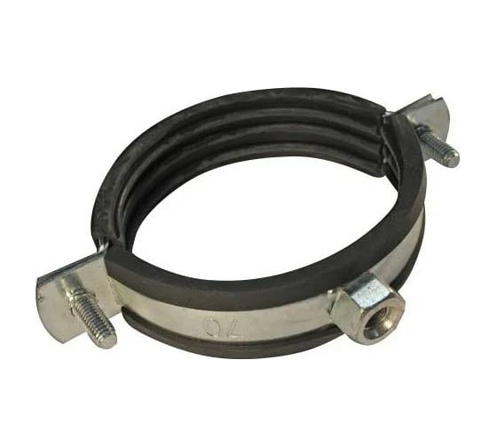Сантехнический хомут ЦКИ 75-80 М10 2 1/2 Ц, 5 шт. 82802 1