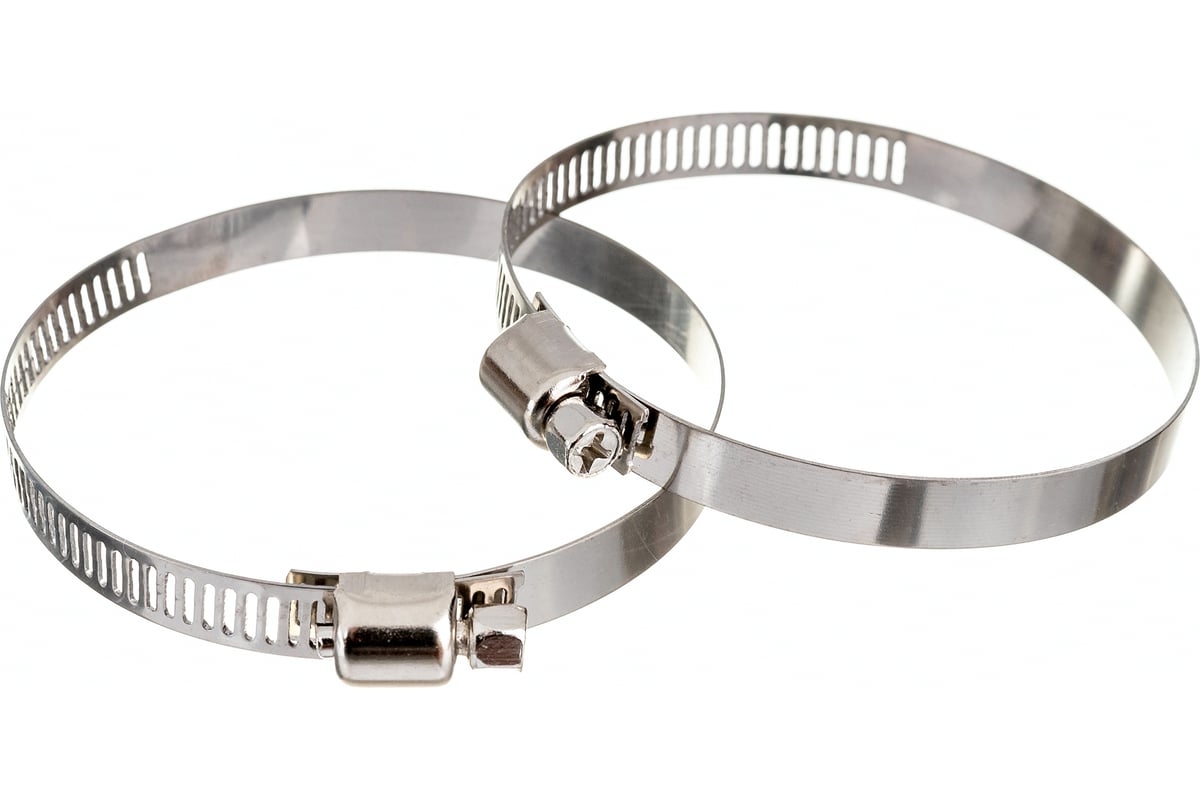 Червячный хомут Park 2шт 50-70 мм, нержавеющая сталь 101209 - выгодная ...