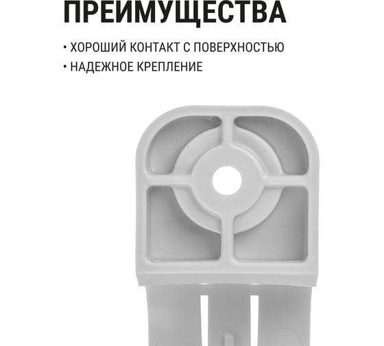 Крепеж-скоба для трубы TDM ELECTRIC 20 мм, односторонняя, для прямого монтажа, серая, 50 шт. TDM ELECTRIC SQ0405-6002