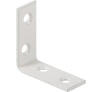 Уголок VORMANN 40х40х15х2 мм, оцинкованный, цвет: белый 00180 040 W