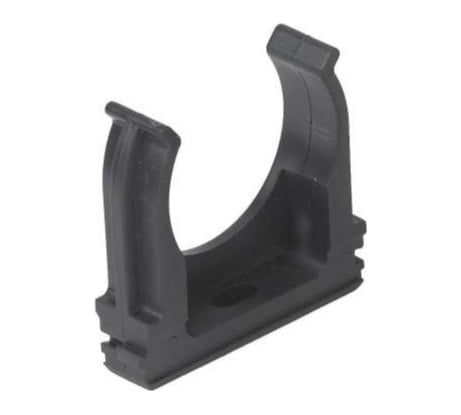 Клипса для трубы Рувинил d 25 мм, черный, 100 шт. К01125Ч