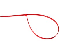 Цветные кабельные стяжки CIMCO длина 140 мм, красный, 100 шт 18 1452