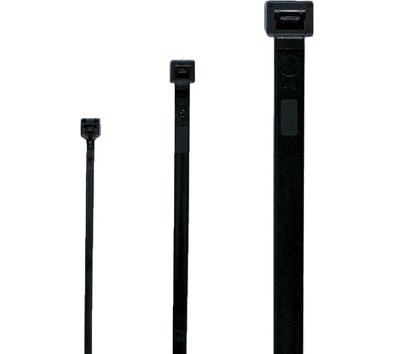 Кабельные хомуты CIMCO черные 180х4,5 мм, 100 шт 18 1866