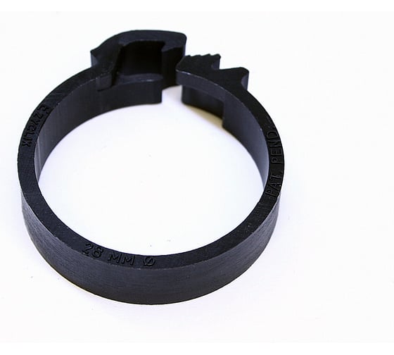 Зажим для шланга HCL Fasteners Ezyclik-P - 28.0 мм, Черный/Нейлон 6.6, 10 шт. HCL01254 1