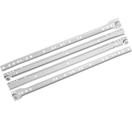 Направляющие StahlBuro роликовые, 2 шт., 450/0,8 мм, серый 16318