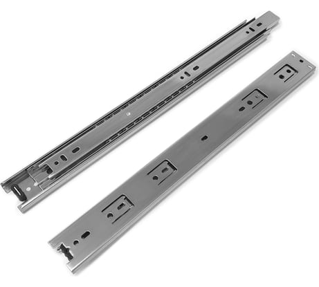 Направляющие StahlBuro шариковые, 2 шт., 45-400 /16/ хром 15930