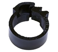 Зажим для шланга HCL Fasteners Ezyclik-P - 13.7 мм, Черный/Нейлон 6.6, 20 шт HCL01228