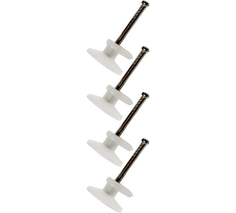 Крюк-точка настенный для картин ЕВРОПАРТНЕР 16 мм,пластик, 16 шт. 0301 2