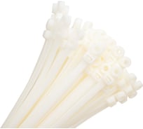 Хомут DKC P6.6 с монтажным отверстием M6, белый 7,6x300, упаковка 100 шт. 252300SR-H