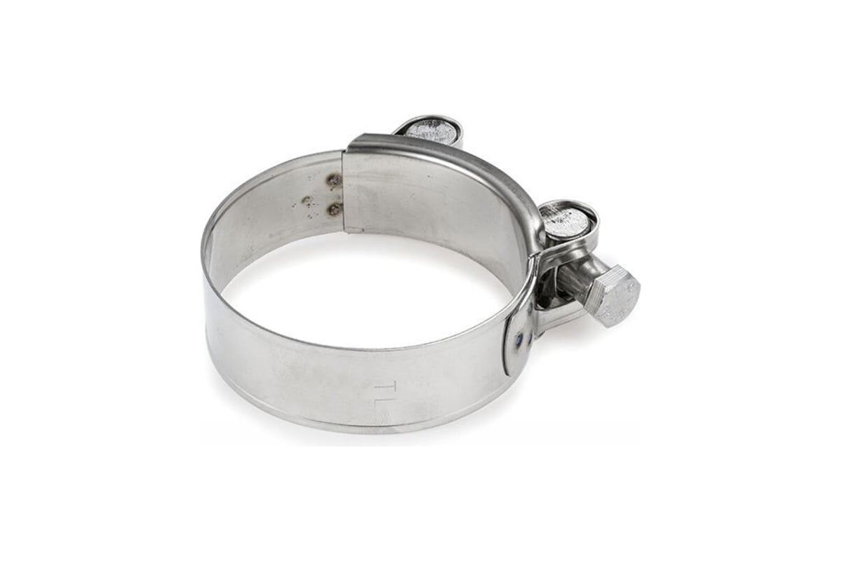 Усиленный хомут TITAN LOCK 57-65 мм, нержав. сталь (лента+болт) AISI ...