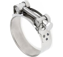 Усиленный хомут TITAN LOCK 57-65 мм, нержав. сталь (лента+болт) AISI 304, 5 шт., TL57-65RCSS_5