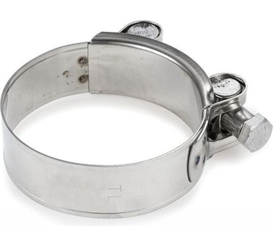 Усиленный хомут TITAN LOCK 35-40 мм, нержав. сталь (лента+болт) AISI 304, 5 шт., TL35-40RCSS_5