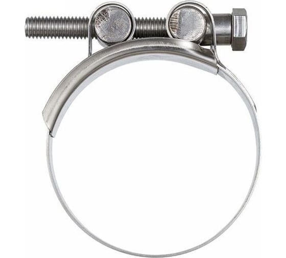 Усиленный хомут TITAN LOCK 38-43 мм, нержав. сталь (лента+болт) AISI 304, 5 шт., TL38-43RCSS_5