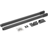 Комплект прямоугольных рейлингов Lemax PROF для Lembox-S, 400 мм, серый Lembox-R-400-GR-S