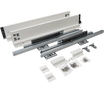 Комплект системы выдвижения Lemax PROF Lembox push-to-open, H=84, 500 мм, белый LB84-500-PO-WT-S