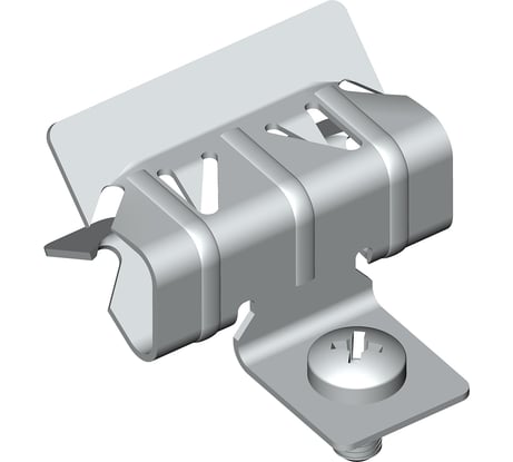 Балочный зажим УМС 8-14 мм с отгибом и винтом М6*9 25 шт. BZ-8-14-V6-10-G