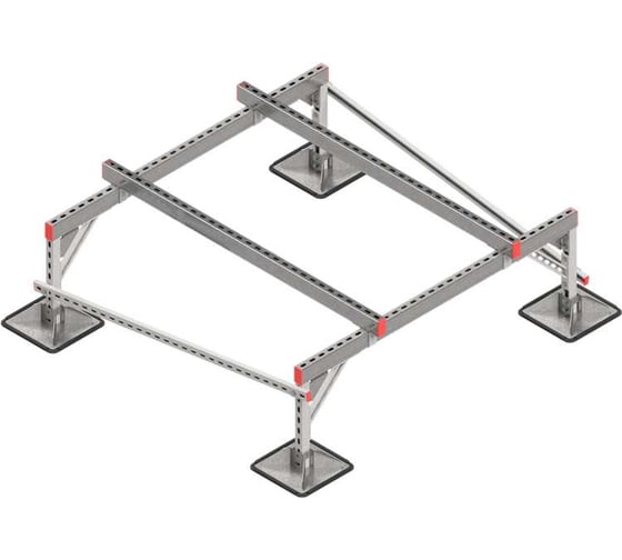 Опорная конструкция для установки оборудования Система КМ TECHNORAPTOR STEELFOOT 1500x1500 тип 2 TR0123 KM-TR-STF-SSEI-1500-1500-2 1