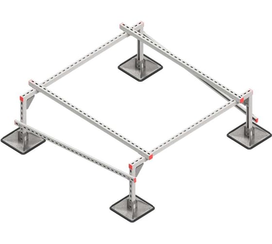 Опорная конструкция для установки оборудования Система КМ TECHNORAPTOR STEELFOOT 1500x1500 тип 1 TR0122 KM-TR-STF-SSEI-1500-1500-1