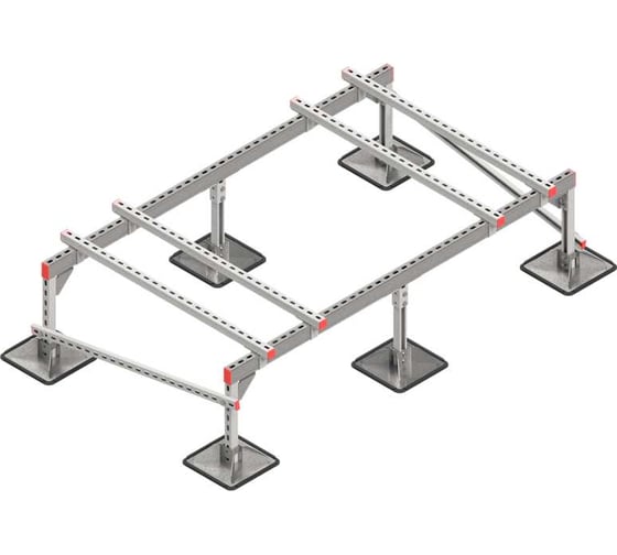 Опорная конструкция для установки оборудования Система КМ TECHNORAPTOR STEELFOOT 2000x1200 мм TR0137 KM-TR-STF-SSEI-2000-1200