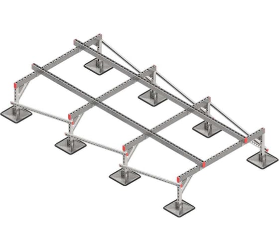 Опорная конструкция для установки оборудования Система КМ TECHNORAPTOR STEELFOOT 1500x3000 тип 2 HD TR0329 KM-TR-STF-SSEI-1500-3000-2 HD 1